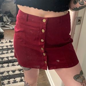 Button up skirt